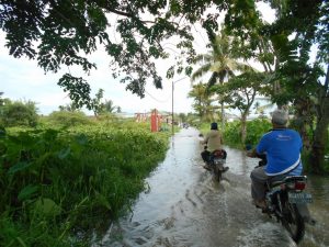 Sako Baru Menjadi Aliran Genangan Banjir