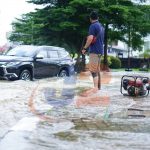 Pompa Air, Lawan Banjir di Simpang Polda
