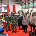 Vaksinasi Polisi dan TNI di Sumsel