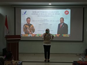 Wawako Fitrianti Agustinda Hadiri Sertijab BB POM