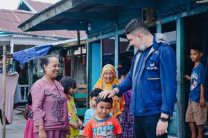 Garda Pemuda bersama Badan Resque Nasdem Kunjungan Sosial Korban Kebakaran Sungsang