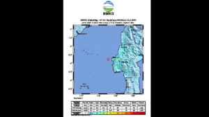 Gempa Magnitudo 5,8 Mengguncang Mamuju, Sulawesi Barat