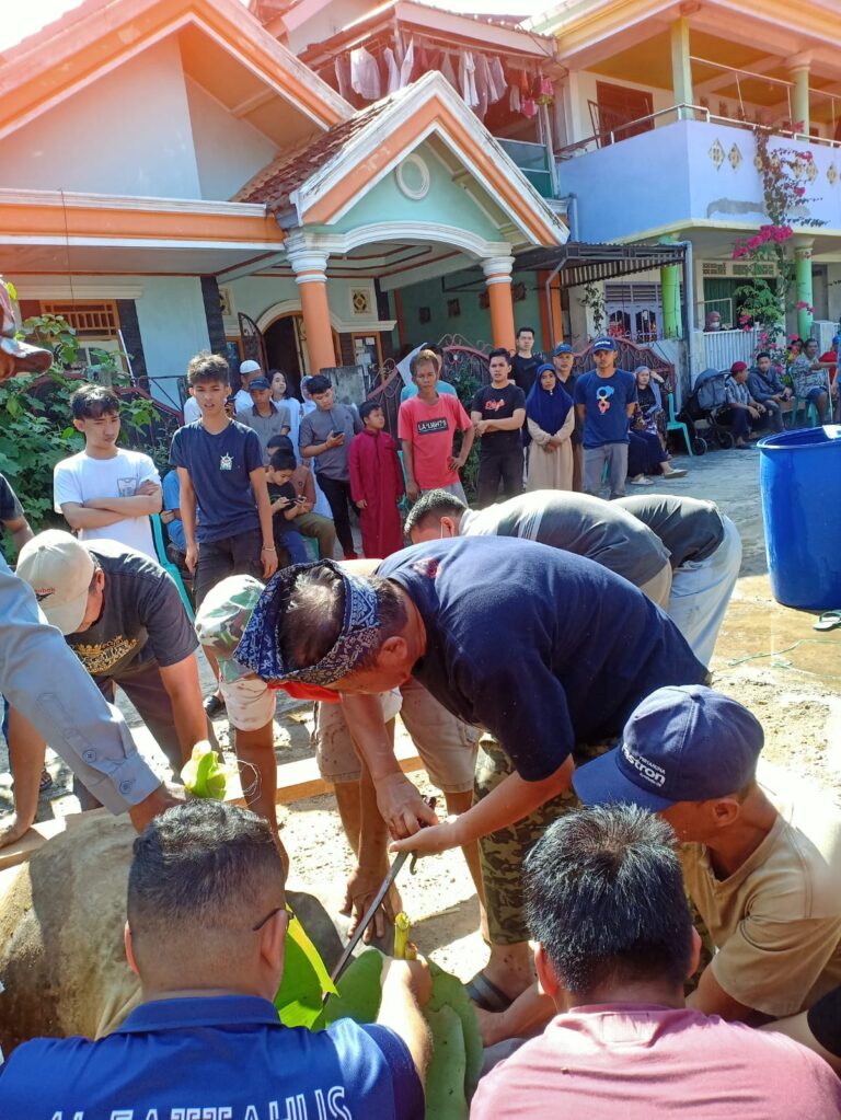 Doktor Eksekusi 6 Sapi dan 3 Kambing Kurban Warga