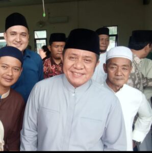 H. Herman Deru dan Pengurus Badan Resque Nasdem Hadiri Safari Jum’at di Mesjid Al Amin Tl. Jambe