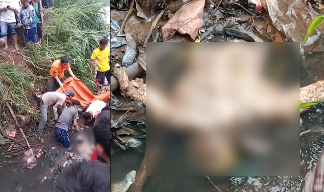 Heboh, Penemuan Mayat Tersangkut di Pinggiran Aliran Sungai Ogan Kelurahan Batukuning