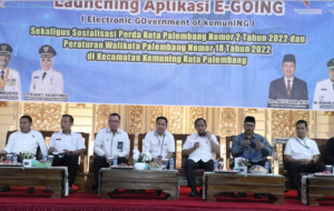 Pemkot Palembang Luncurkan e-Going, Aplikasi Pengaduan Masyarakat