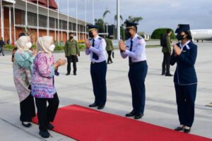 Ibu Iriana dan OASE KIM Kunker ke Sumatra Selatan