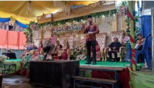 Yudi Purna Nugraha Hadiri Pernikahan Frenki & Dea di Desa Gunung Lewat, Pengandonan
