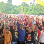 Yudi Purna Nugraha Senam Sehat bersama Ibu-Ibu dan Puluhan Kades