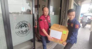 Geledah Kantor PT. Semen Baturaja, Kejati Sumsel Sita 4 Dus Dokumen Penting