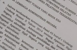 Sarang Pungli, Pemerintah Cabut BPSDM Sumsel sebagai Penyelenggara Pelatihan Terakreditasi