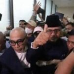 Panji Gumilang sesusai diperiksa Barekrim Polri. Foto Viva.co.id