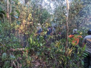 Baturaja OKU Mendadak Dihebohkan Kebakaran Lahan Warga