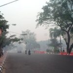 Penderita Ispa Palembang Melonjak Terdampak Kabut Asap