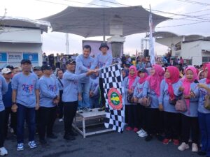 PGRI OKU Adakan Jalan Santai Gembira