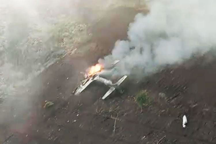 Viral Video Pesawat TNI AU Jatuh di Pasuruan