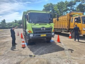 Dishub Sumsel Gunakan Timbangan Portable Tertibkan Kendaraan Odol