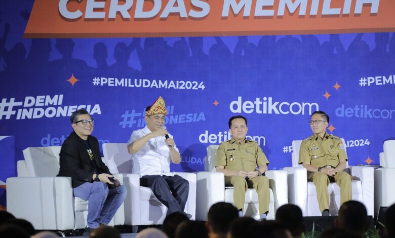 Generasi Muda Sumsel Dibekali Literasi Pemilu oleh Menkominfo dan Pj Gumber Sumsel dan Pj Walikota Palembang