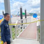 Pj Wali Kota Palembang Tinjau Lokasi Dermaga Kampung Kapitan yang DItabrak Tongkang Batubara