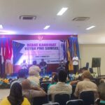 Hadi Prayogo, saat mengikuti Debat Kandidat Ketua PWI Sumatera Selatan 2024-2029.