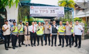 Kapolda Sumsel Tinjau TPS Pastikan Kelancaran Pemilu 2024