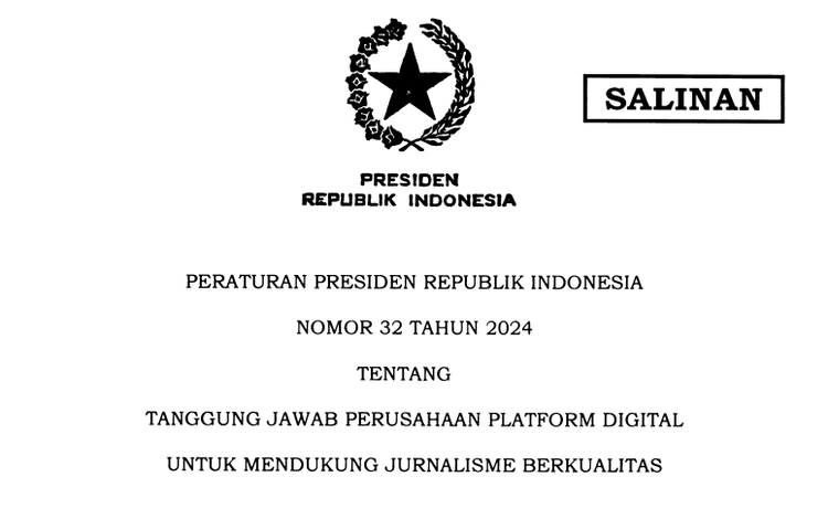 Presiden Jokowi Sahkan Perpres Publisher Rights, Atur Kerjasama Platform Digital dan Pers