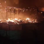Tujuh Rumah Hangus Terbakar di Jalan Temon IB-2 Palembang, 22 Keluarga Terdampak