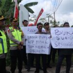 Unjuk Rasa di KPU Muba, Massa Tuntut Perhitungan Ulang Surat Suara Pemilu 2024