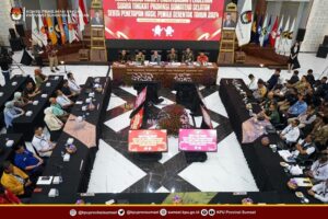 16 KPU Kabupaten/kota di Sumsel Serahkan Rekap Hitung Suara