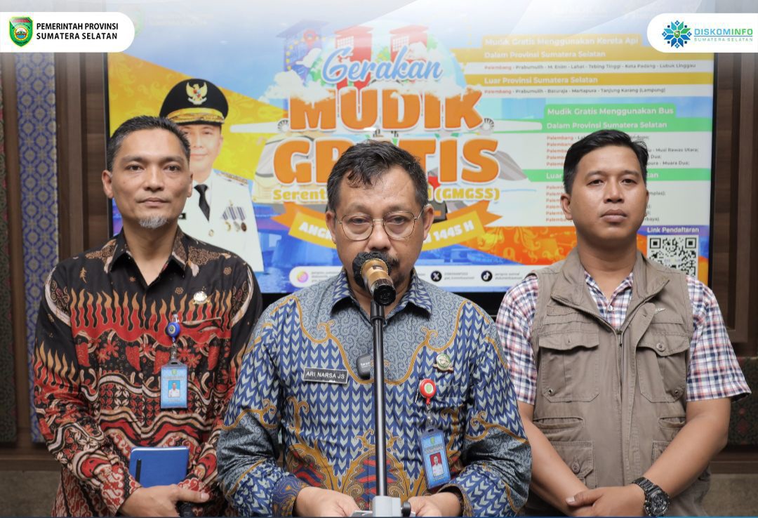 Hore, Pemprov Sumsel Luncurkan Gerakan Mudik Gratis, Ingat 25 Maret 2024