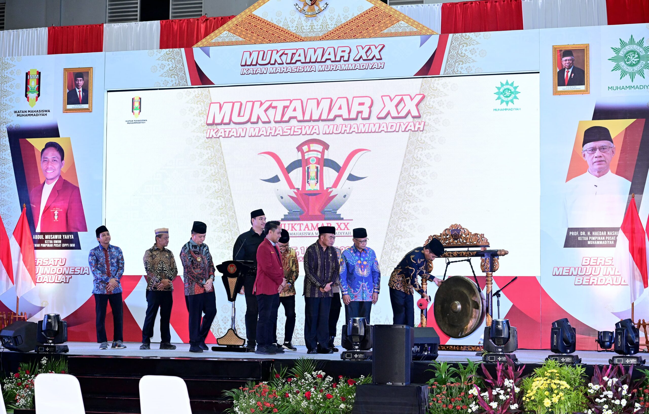 Presiden Jokowi Membuka Muktamar IMM XX di Palembang