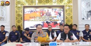 Operasi Pekat I 2024 Polrestabes Palembang Amankan 1/2 kg Sabu dan 77 butir Ekstasi beserta 27 Tersangka