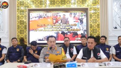 Operasi Pekat I 2024 Polrestabes Palembang Amankan 1/2 kg Sabu dan 77 butir Ekstasi beserta 27 Tersangka