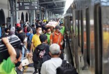 Arus Balik Stasiun Kertapati Hingga 16 April Diprediksi Layani Lebih dari 3.000 Penumpang