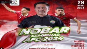Pemkot Palembang Persiapan NOBAR Semifinal Indonesia VS Uzbekistan di BKB