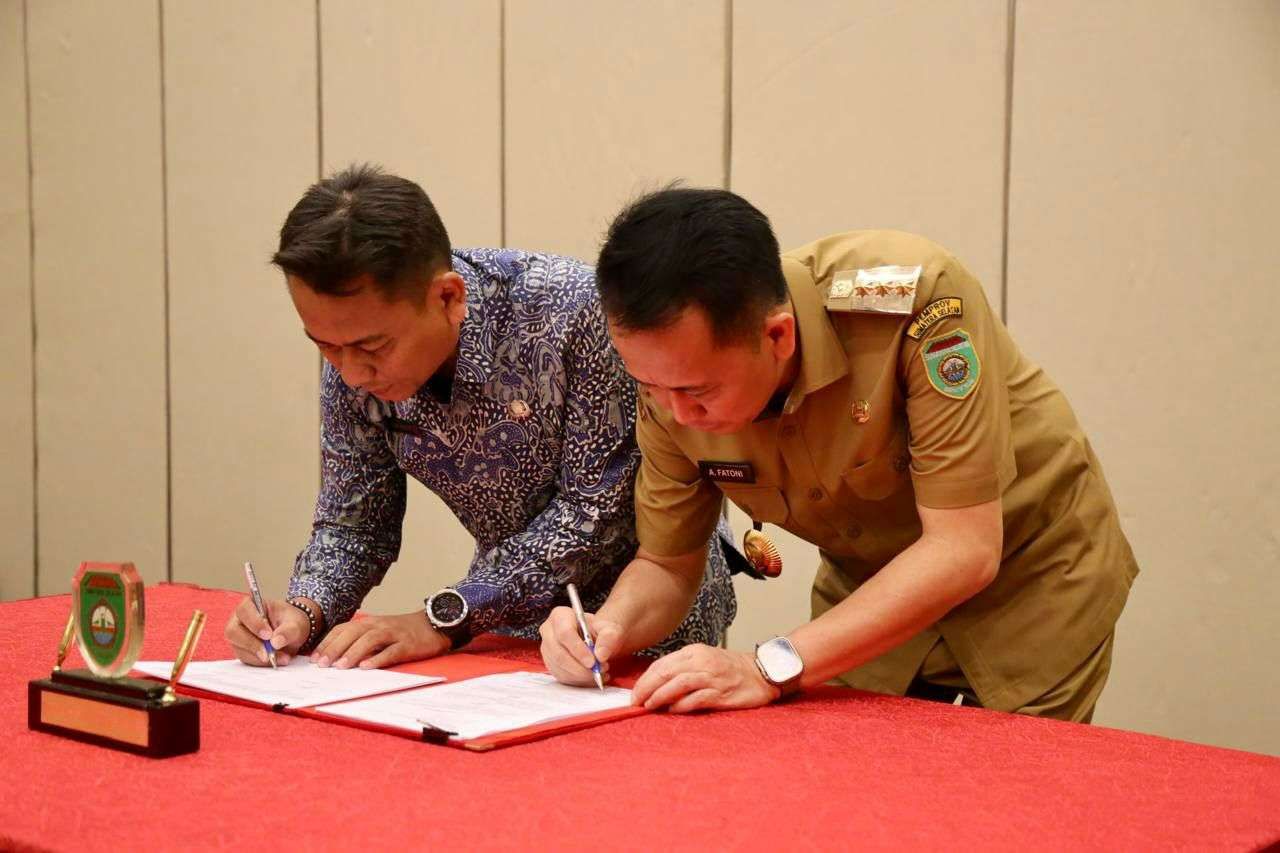 Pemprov Sumsel Teken MoU Pemanfaatan Data dan Informasi Geospasial Bersama BIG RI