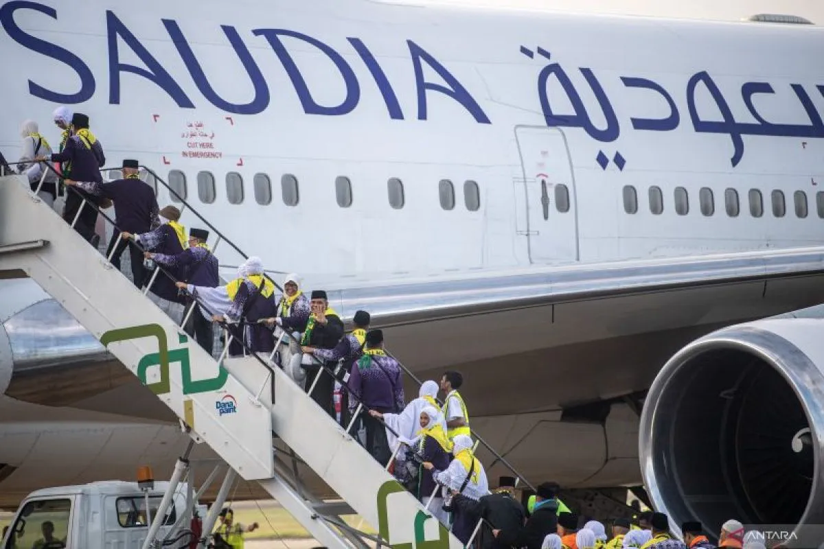 Kloter Pertama Jemaah Haji Palembang Berangkat ke Madinah