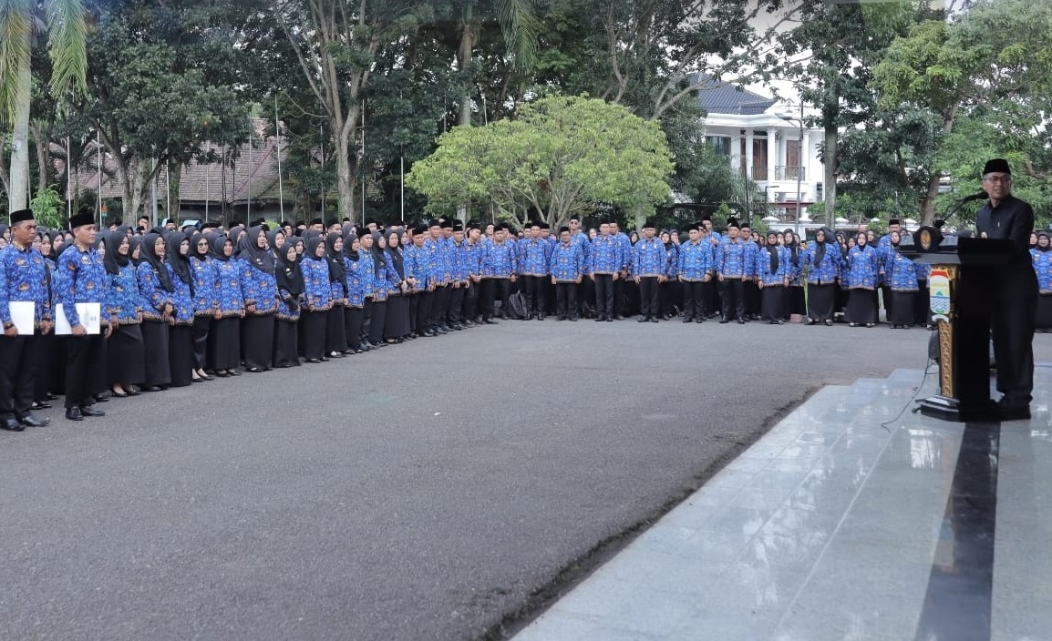 Pj Walikota Ratu Dewa Palembang Lantik 1.484 PPPK Angkatan 2023