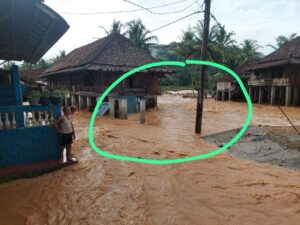 Sungai Ogan dan Kambas Meluap, OKU Kembali Banjir