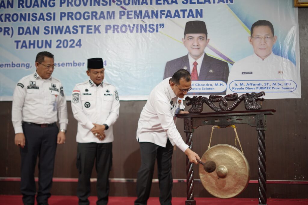 Sekda Sumsel Minta Pemkab/Pemkot Percepat Legislasi dan Penetapan Revisi RTRW Menjadi Perda