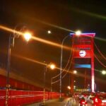 Giliran Lampu Hias Jembatan Ampera Dicuri