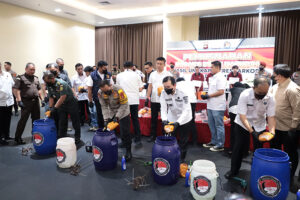 Polda Sumsel Musnahkan 49,24 Kg Sabu Jaringan Internasional