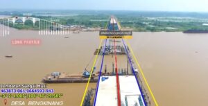 Jembatan Musi V Ditargetkan Rampung 2026