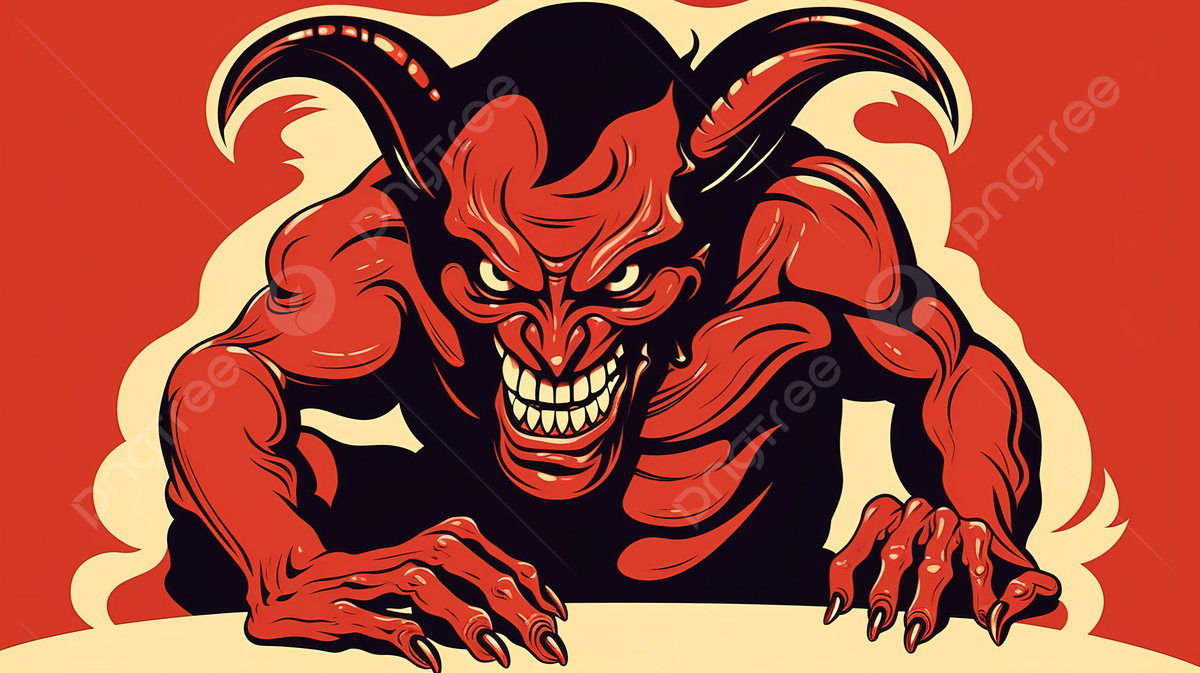 ilustrasi pngtree-demon-illustration-vector