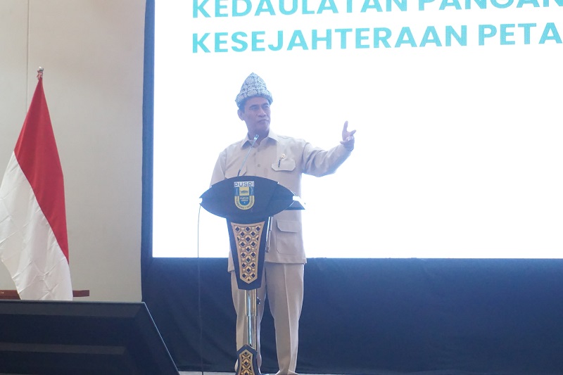 Menteri Pertanian Optimistis Sumsel Berpeluang Jadi Penghasil Beras Terbesar