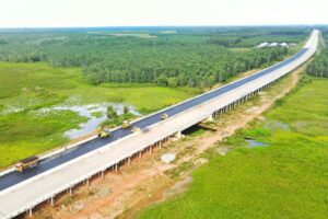 Arah Arus Balik Padat Jalur Tol Musi Landas–Pulau Rimau Dialihkan