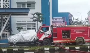 Kampus B UIN Raden Fatah Dilalap Api, Diduga Korsleting Jadi Pemicu