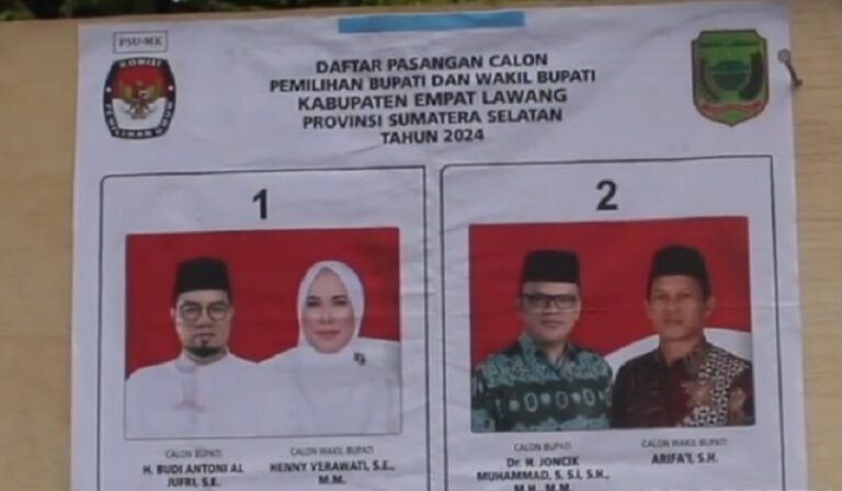 Dua Laporan Masuk ke Bawaslu soal Pelanggaran Netralitas di PSU Empat Lawang