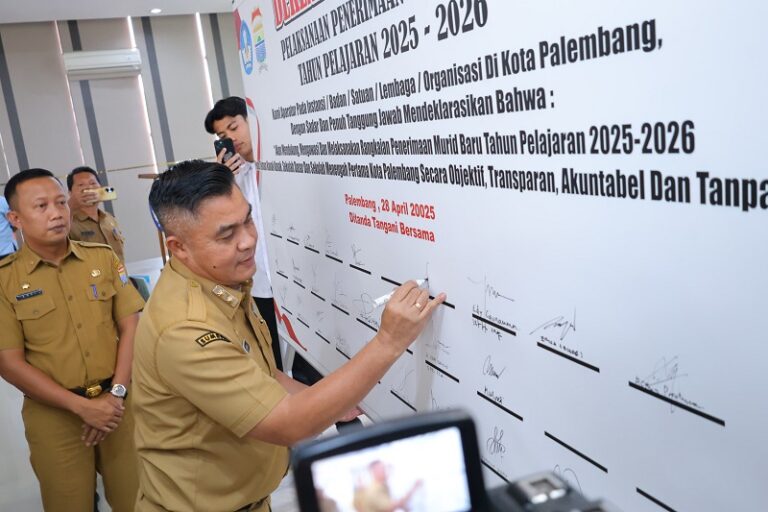 Ancaman Bagi Oknum Nakal, Pemkot Palembang Jamin SPMB Bebas Pungli