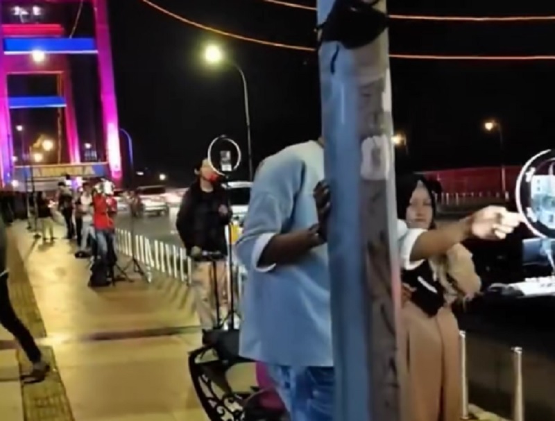 Pemkot Palembang Larang Live Streaming di Jembatan Ampera, Konten Kreator Diminta Pindah